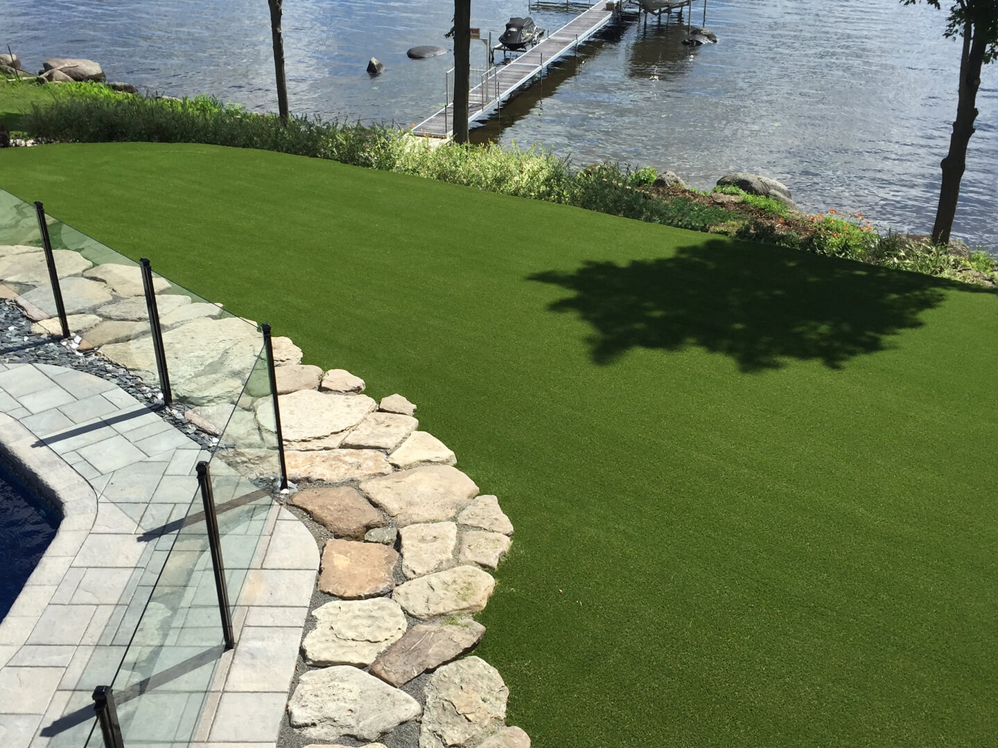 Beautiful Artificial Turf Field